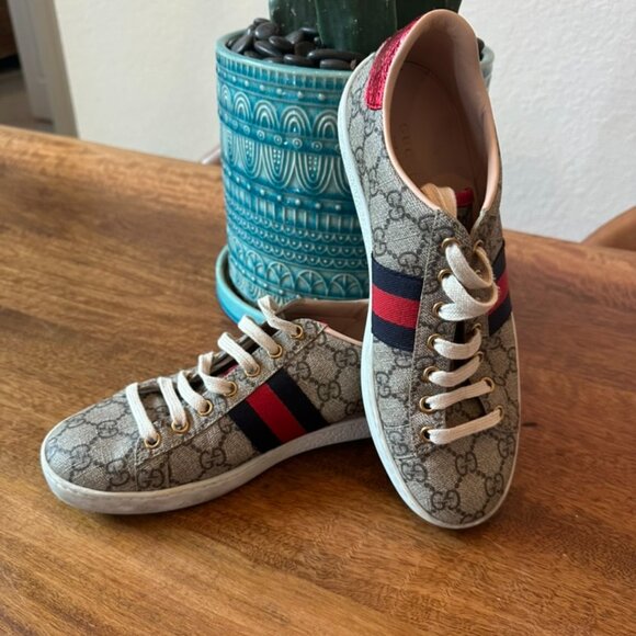 Women's Gucci Ace sneaker 37 - Picture 1 of 6
